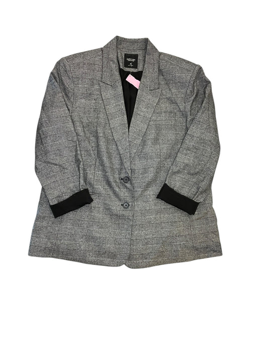 Blazer By Simply Vera In Grey, Size:Xl