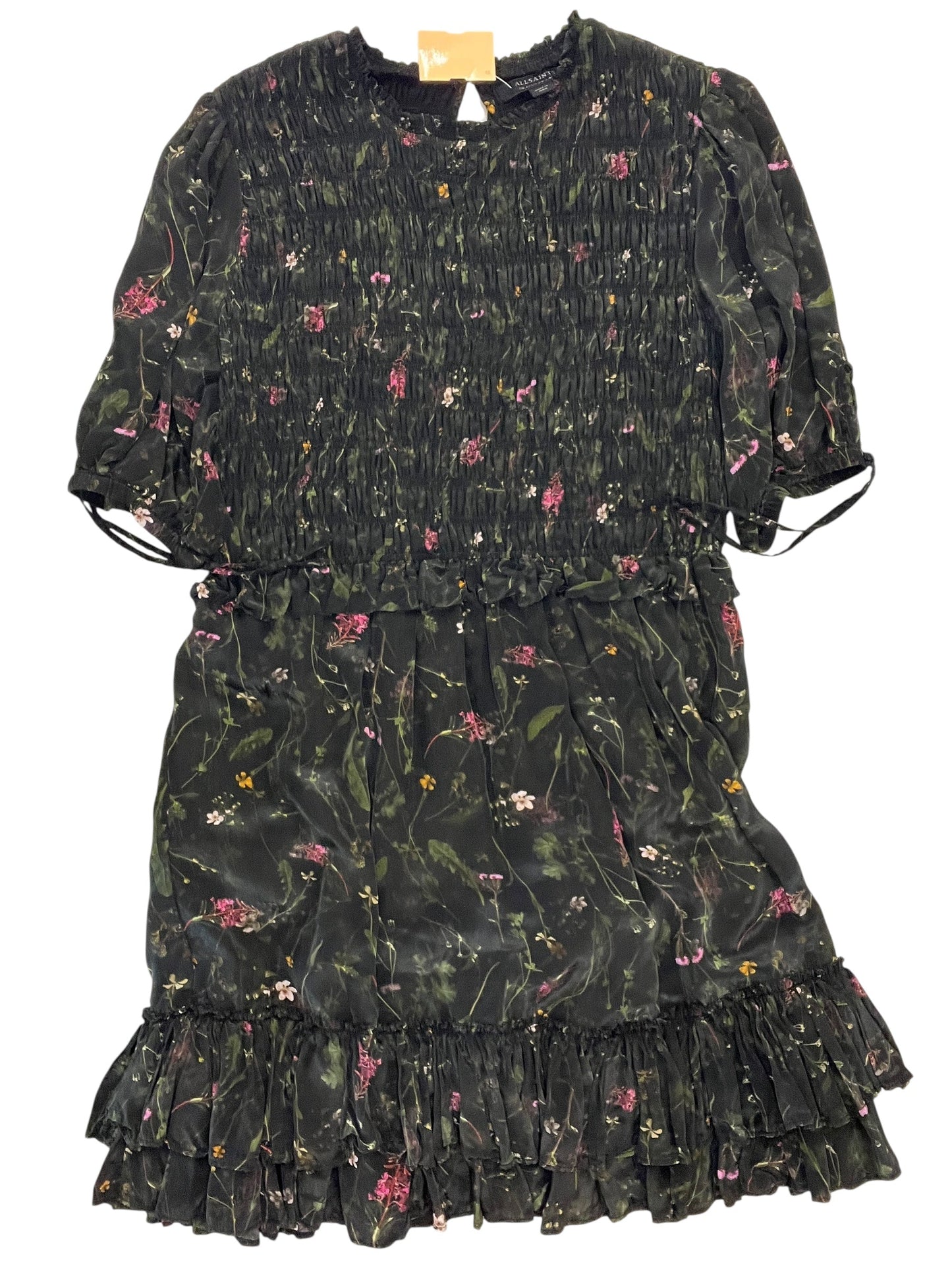 Dress Designer By All Saints In Floral Print, Size:M