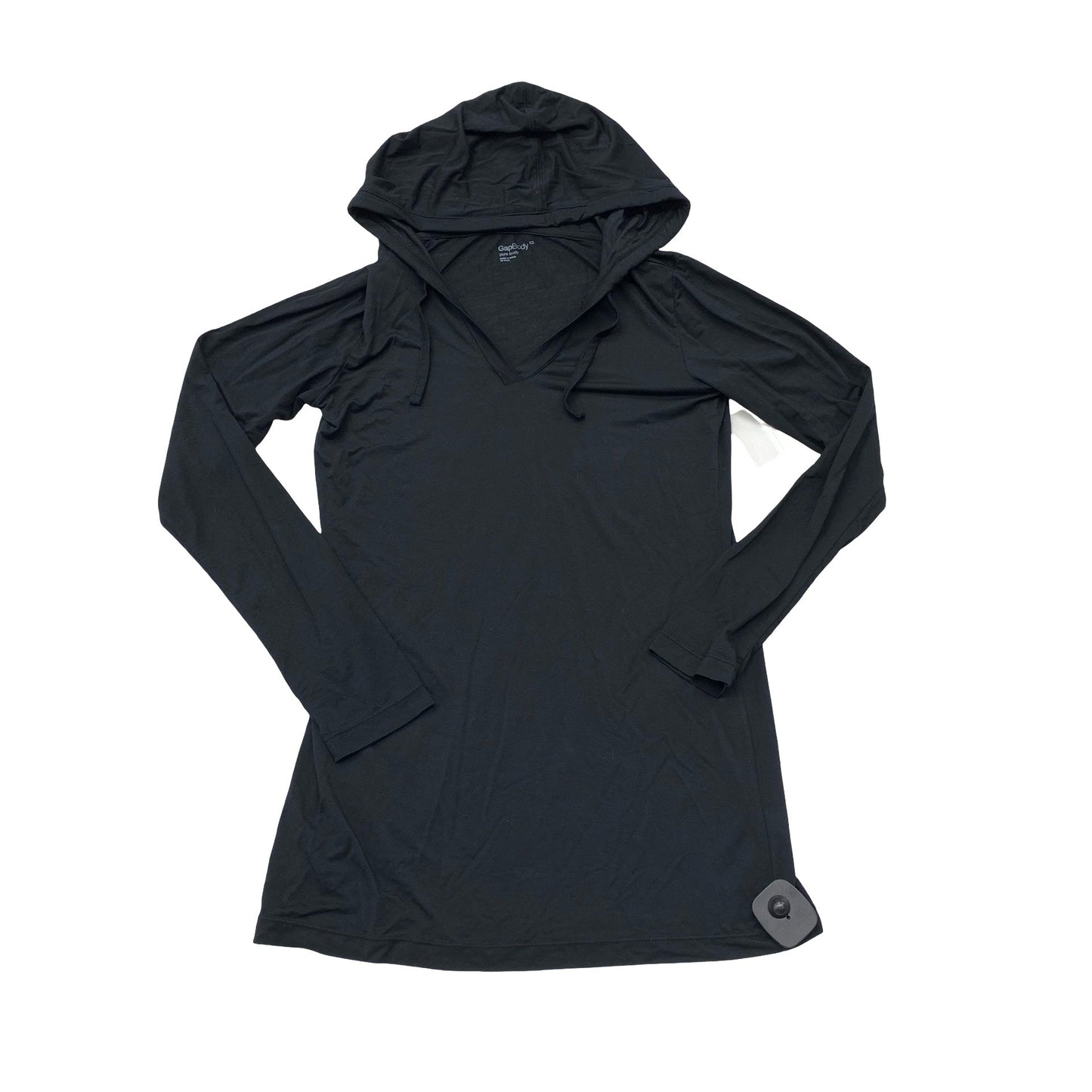 Athletic Top Ls Hoodie By Gap In Black, Size:Xs