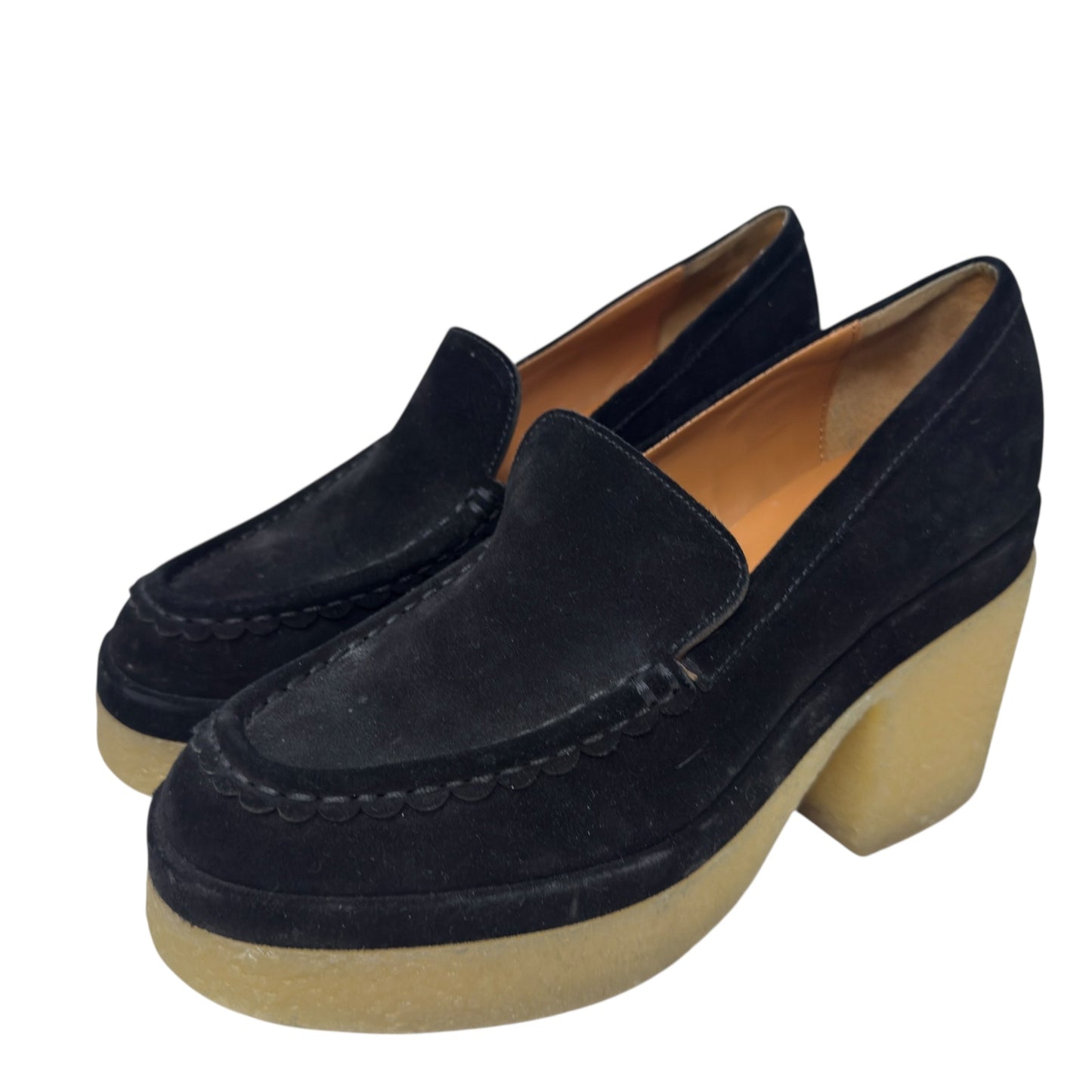 Lina Platform Loafer By Marc Fisher In Black Suede, Size: 9