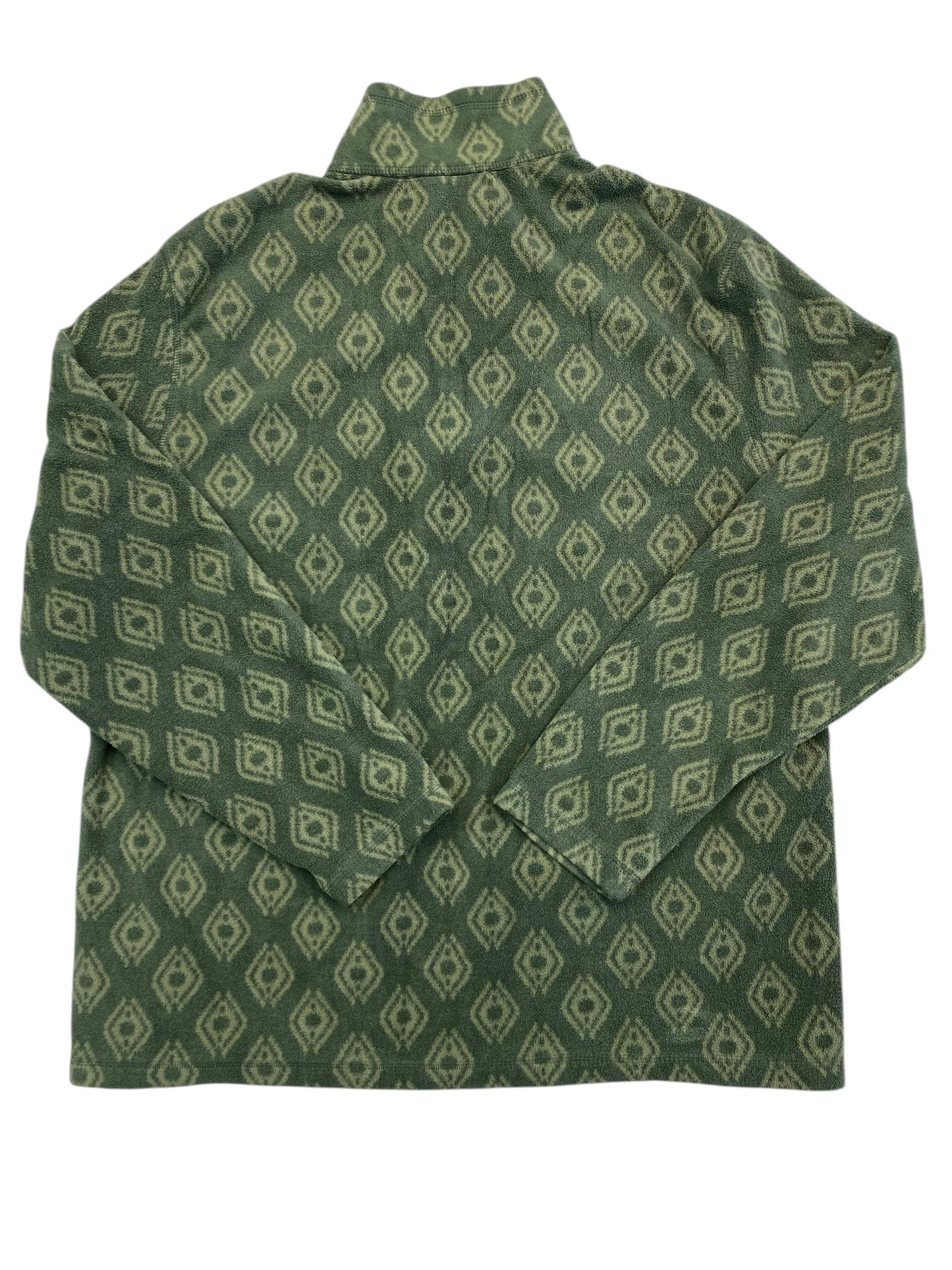 Jacket Fleece By Eddie Bauer In Green, Size:Xl
