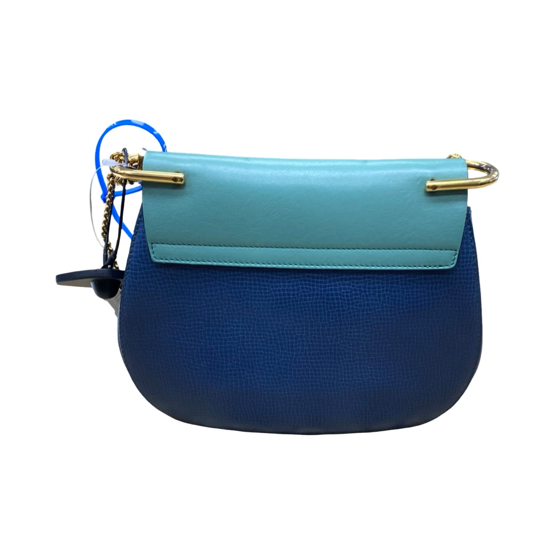Handbag Luxury Designer By Chloe In Blue, Size:Small