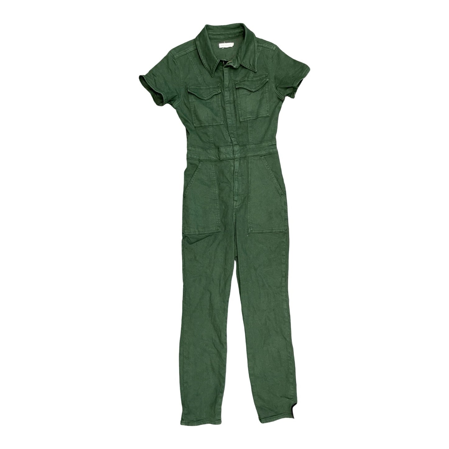 Jumpsuit By Good American In Green Denim, Size:L