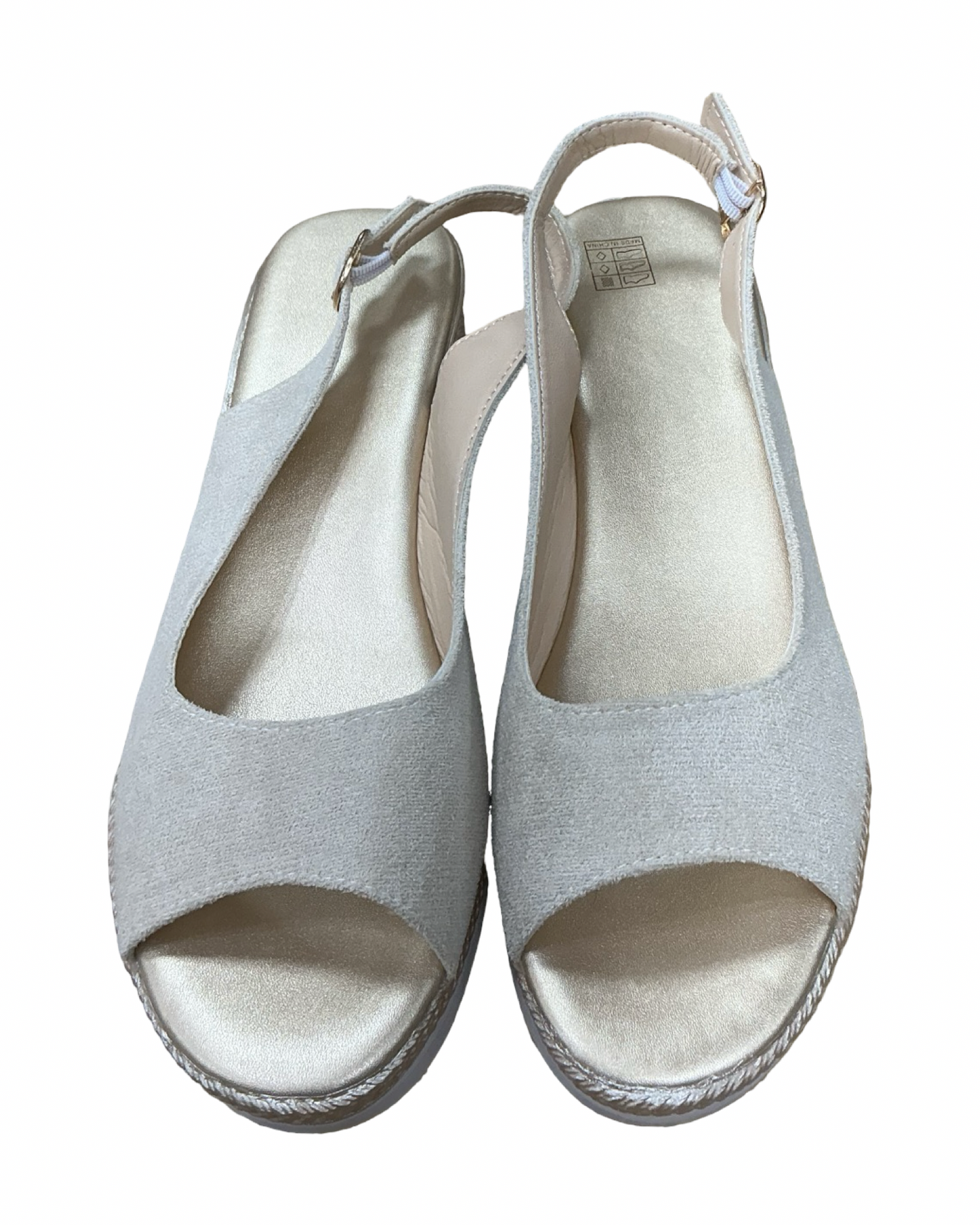 Sandals Heels Block By Clothes Mentor In Tan, Size:10.5