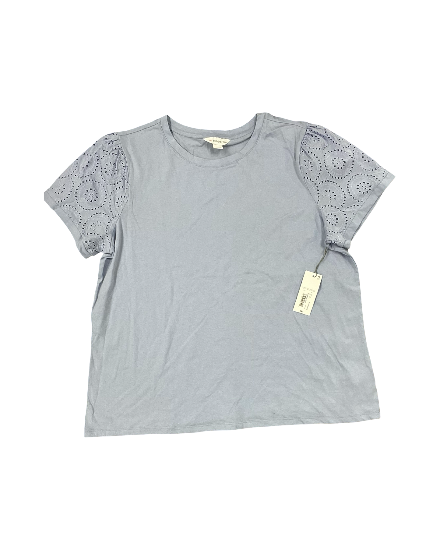 Top Ss By Liz Claiborne In Blue, Size:1X