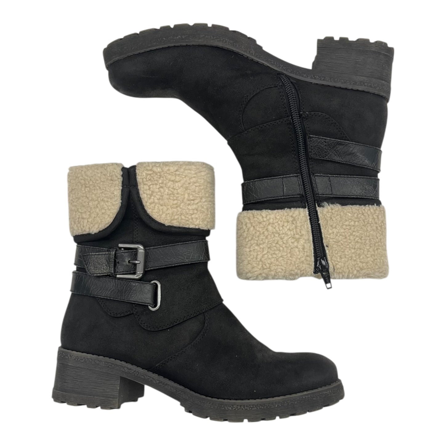 Boots Ankle Heels By White Mountain In Black, Size:6.5