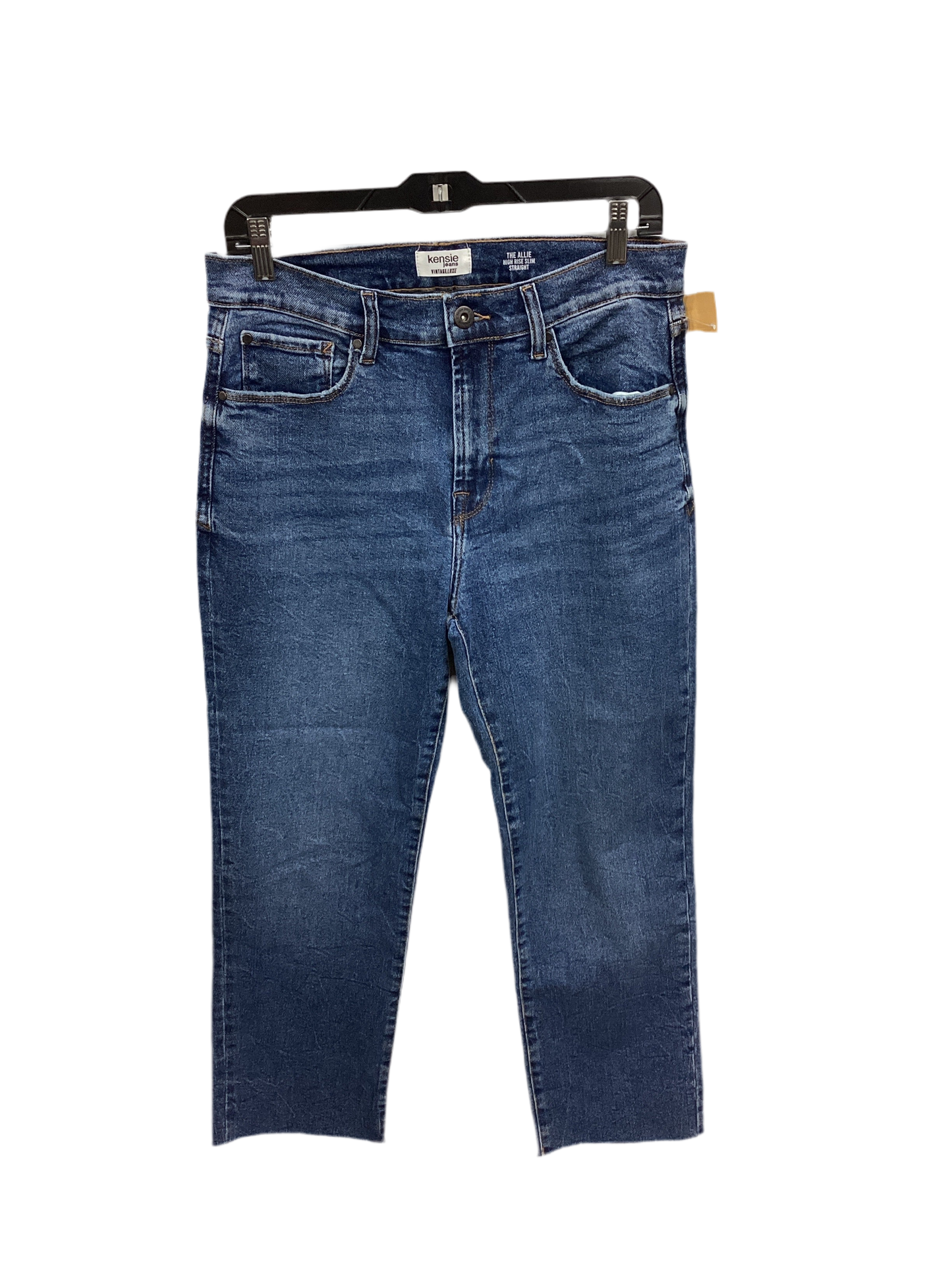 Jeans Straight By Kensie In Blue Denim, Size:10