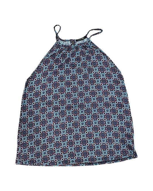 Top Sleeveless By Papermoon In Blue & Red, Size:M