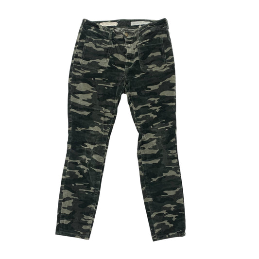 Pants Corduroy By Pilcro In Camouflage Print, Size:8