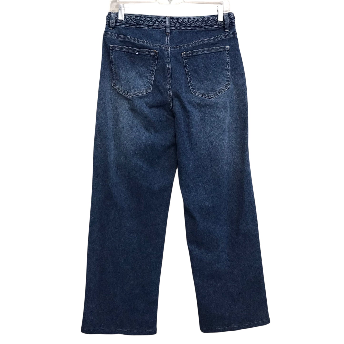 Jeans Wide Leg By D Jeans In Blue Denim, Size:6