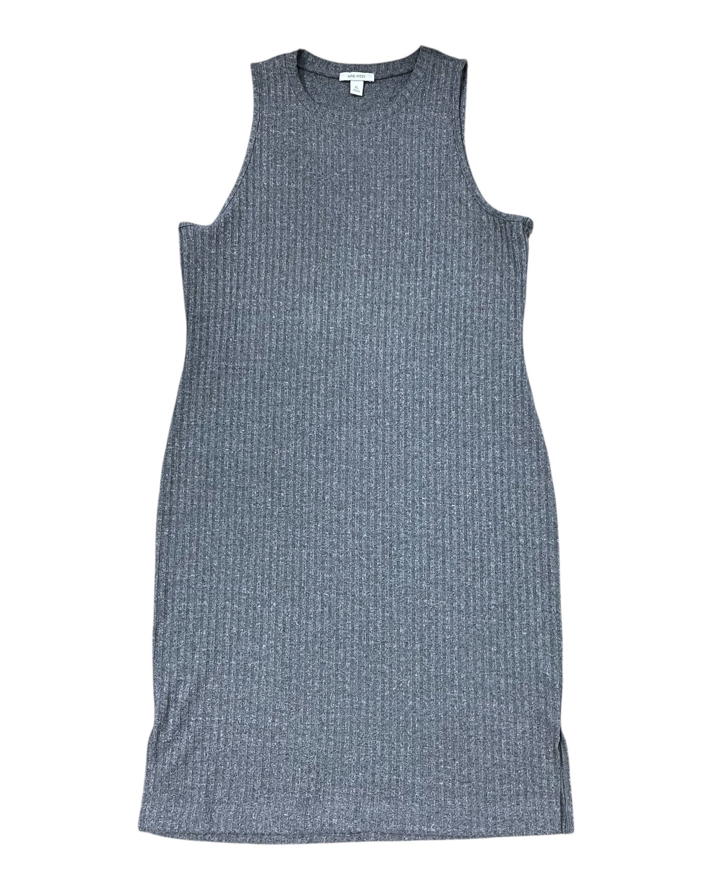 Dress Casual Midi By Nine West In Grey, Size:Xl