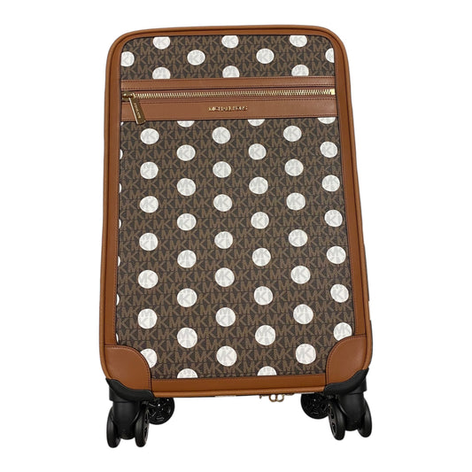 Luggage Designer By Michael Kors In Polkadot Pattern, Size:Large