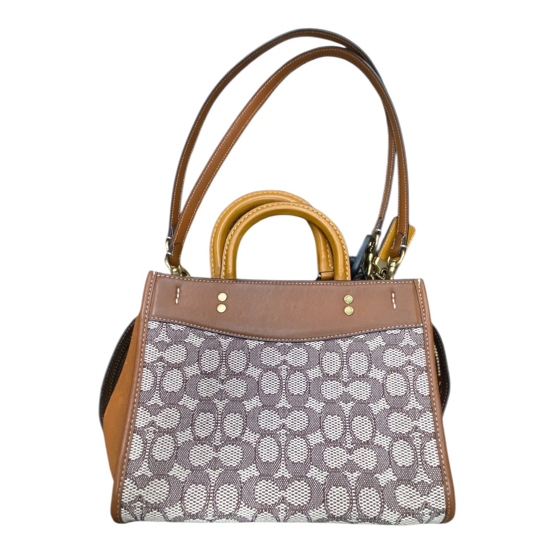 Handbag Designer By Coach In Brown, Size:Medium
