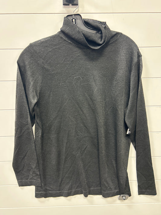 Top Ls By Anne Klein In Black, Size:L