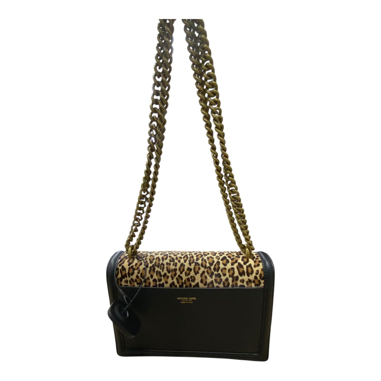 Handbag Designer By Michael Kors In Leopard Print, Size:Small