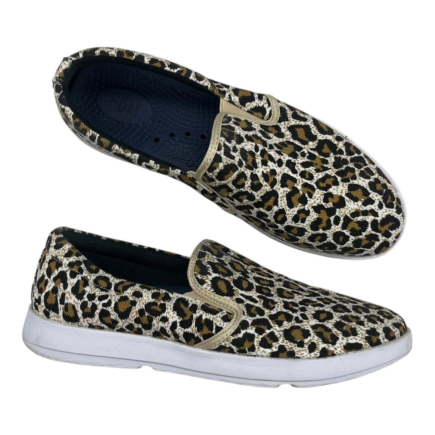 Shoes Flats By Cme In Leopard Print, Size:7.5