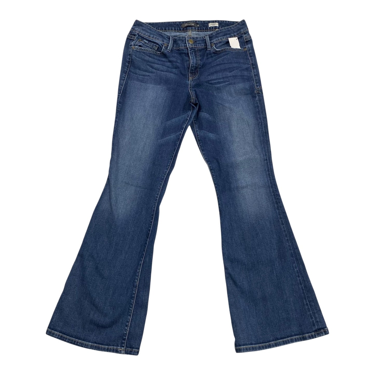 Jeans Flared By Level 99 In Blue Denim, Size:10