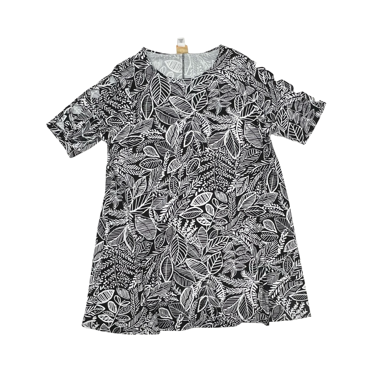 Dress Casual Short By Ruby Rd In Black & White, Size:2X