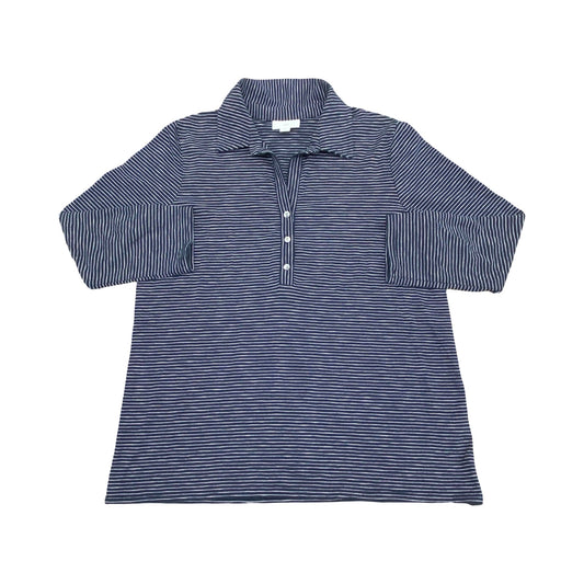 Top 3/4 Sleeve By J. Jill In Striped Pattern, Size:Xs