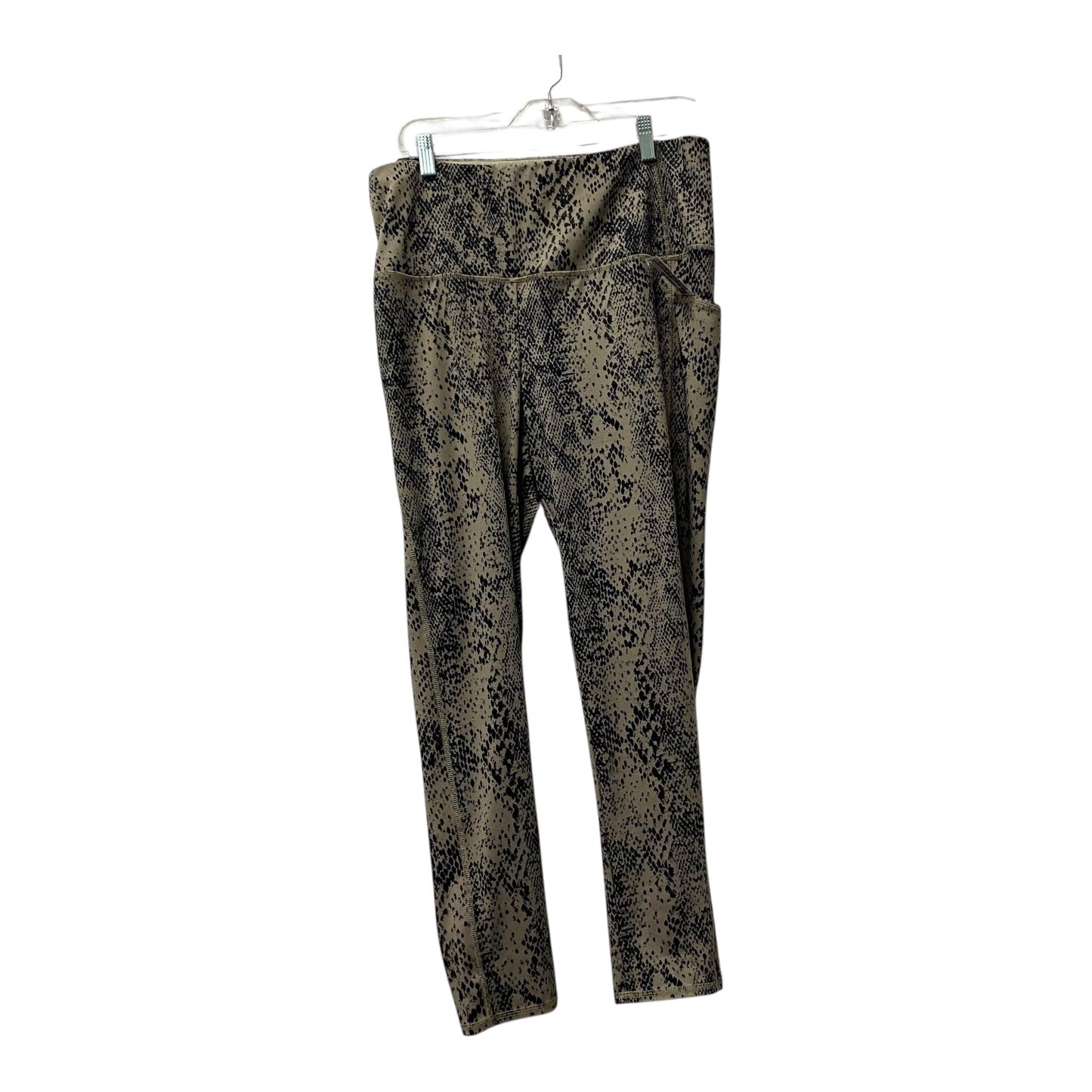 Athletic Leggings By Zenergy By Chicos In Brown, Size:Xl