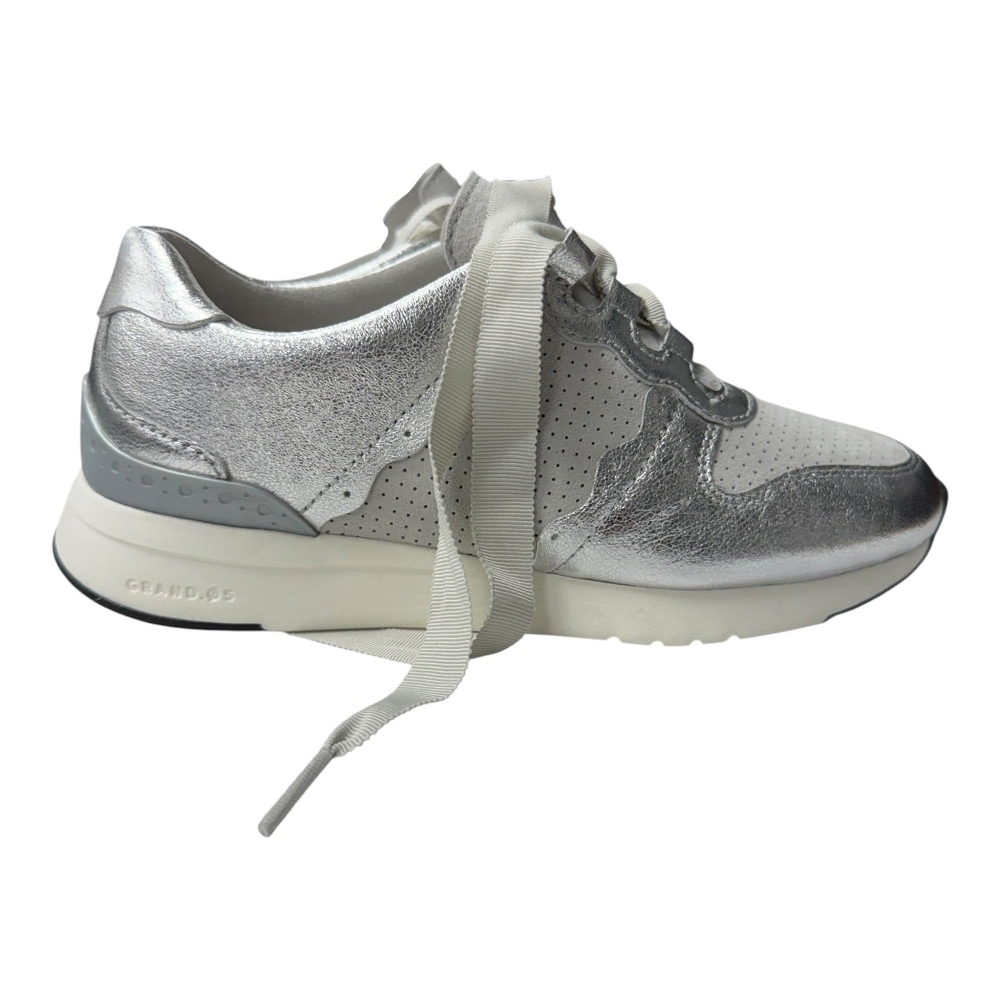 Shoes Athletic By Cole-Haan In Silver, Size:5