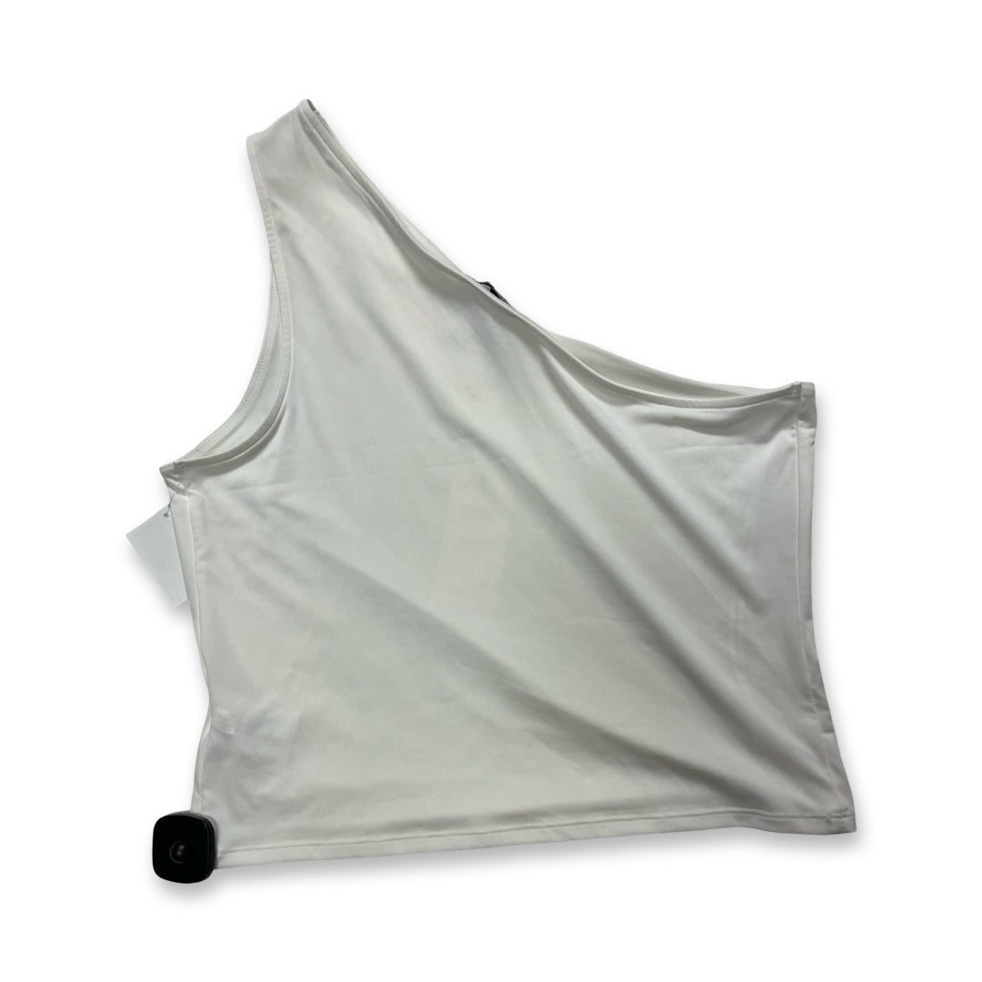 Top Sleeveless By Express In White, Size:L