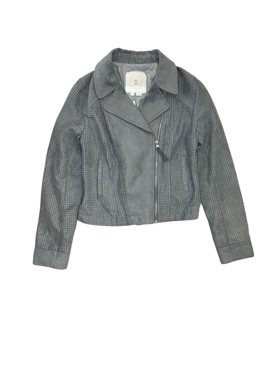 Jacket Moto By Cma In Grey, Size:Xs