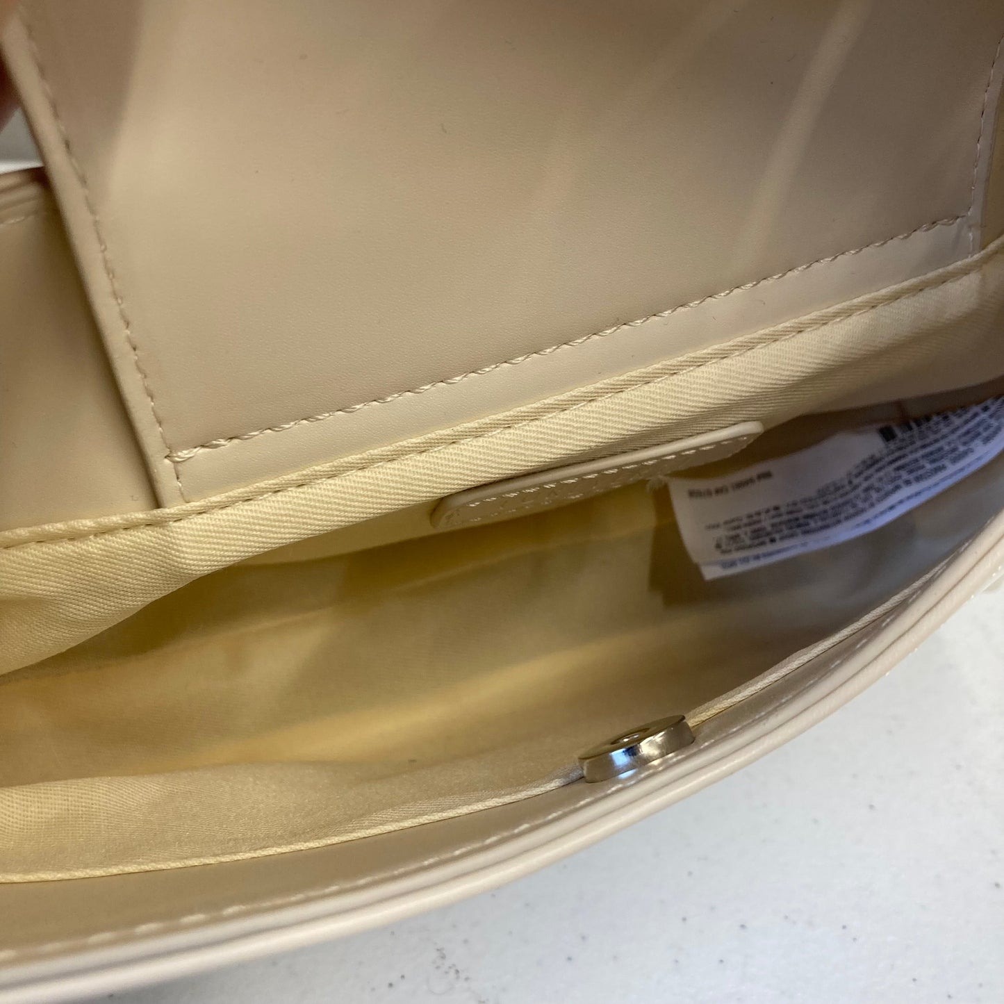 Handbag By Forever 21 In Cream, Size:Small