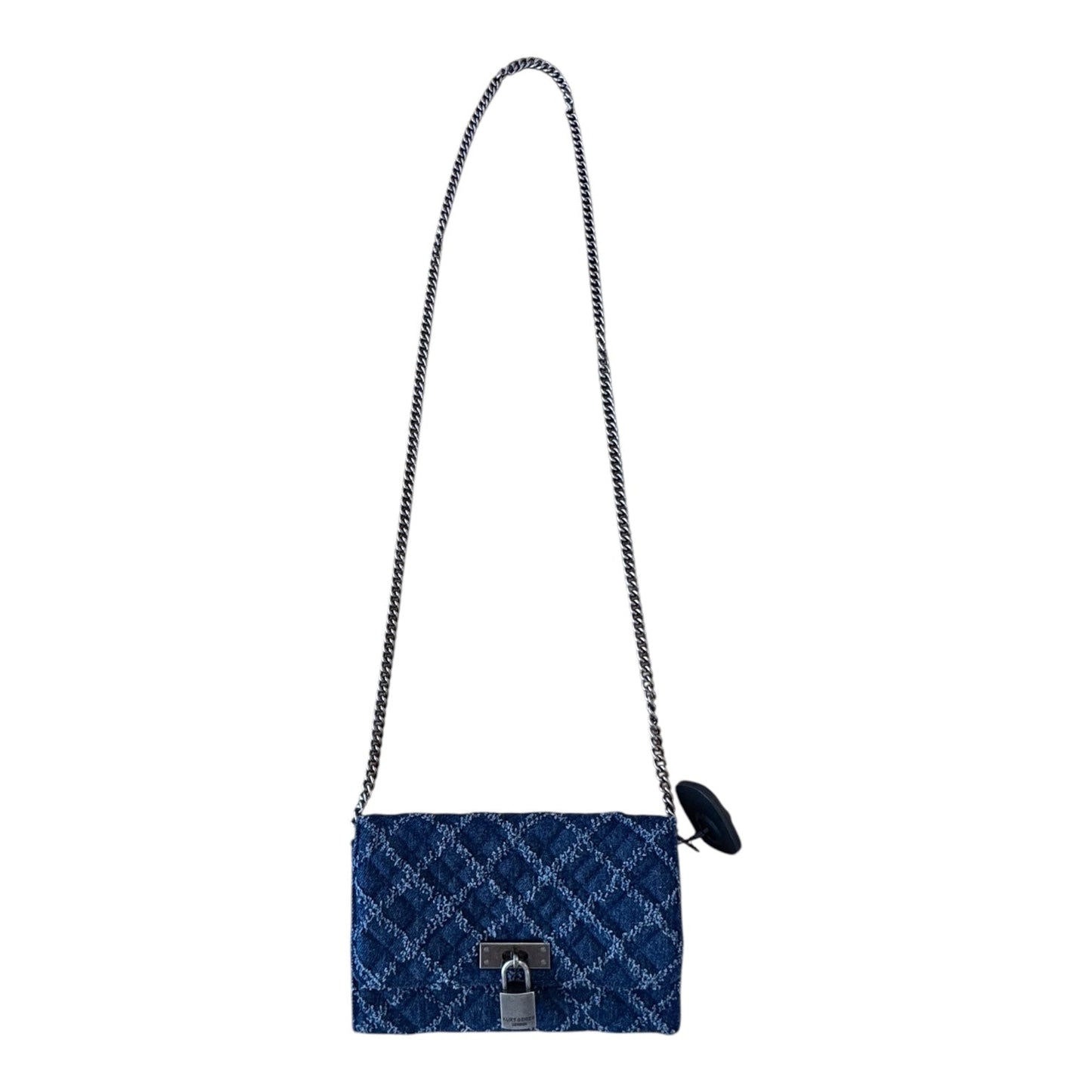 Handbag Designer By Kurt Geiger In Blue, Size:Small