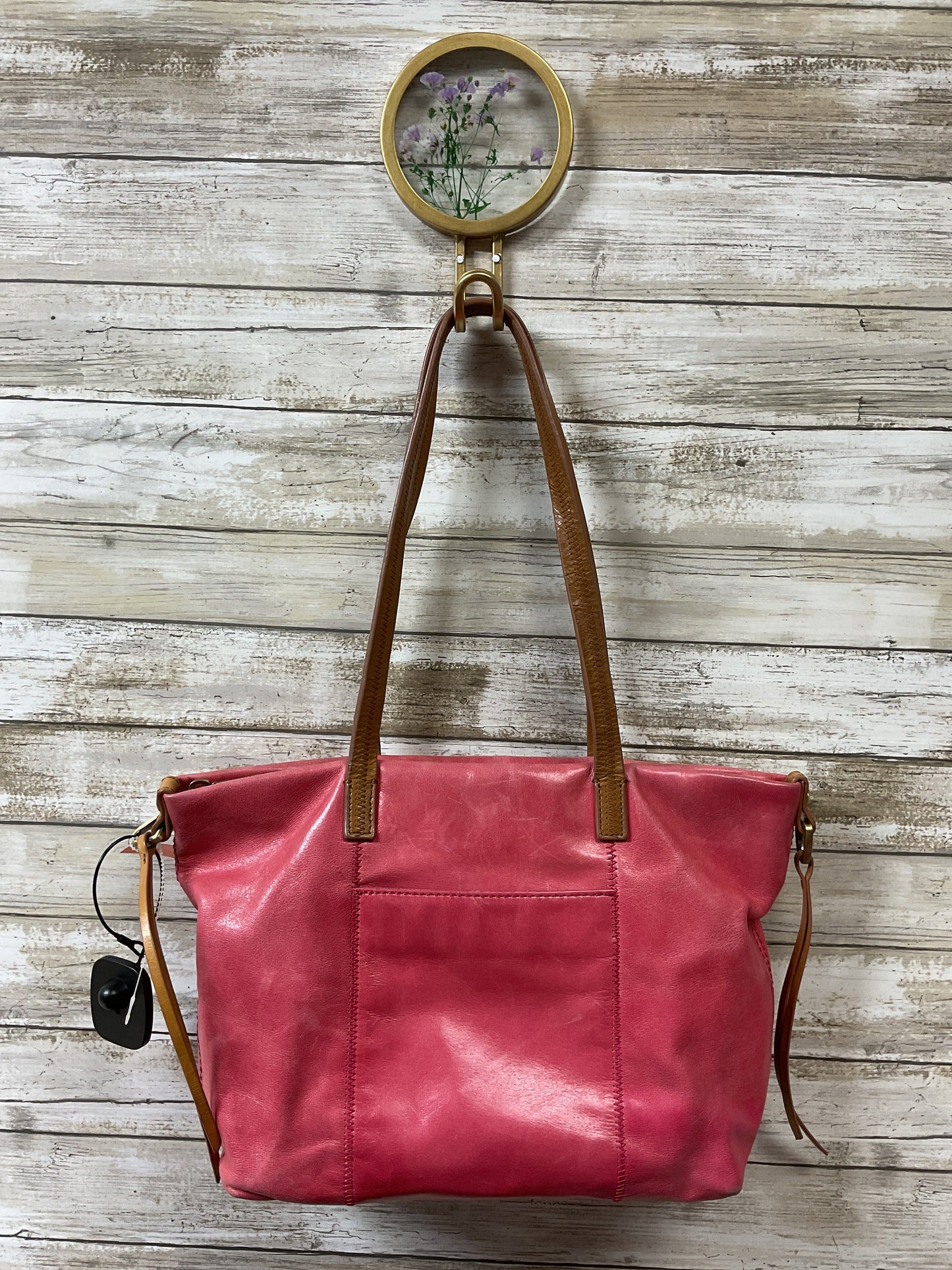 Handbag Leather By Hobo Intl In Pink, Size:Medium