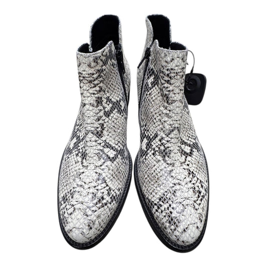 Boots Ankle Heels By Vaneli In Animal Print, Size:8