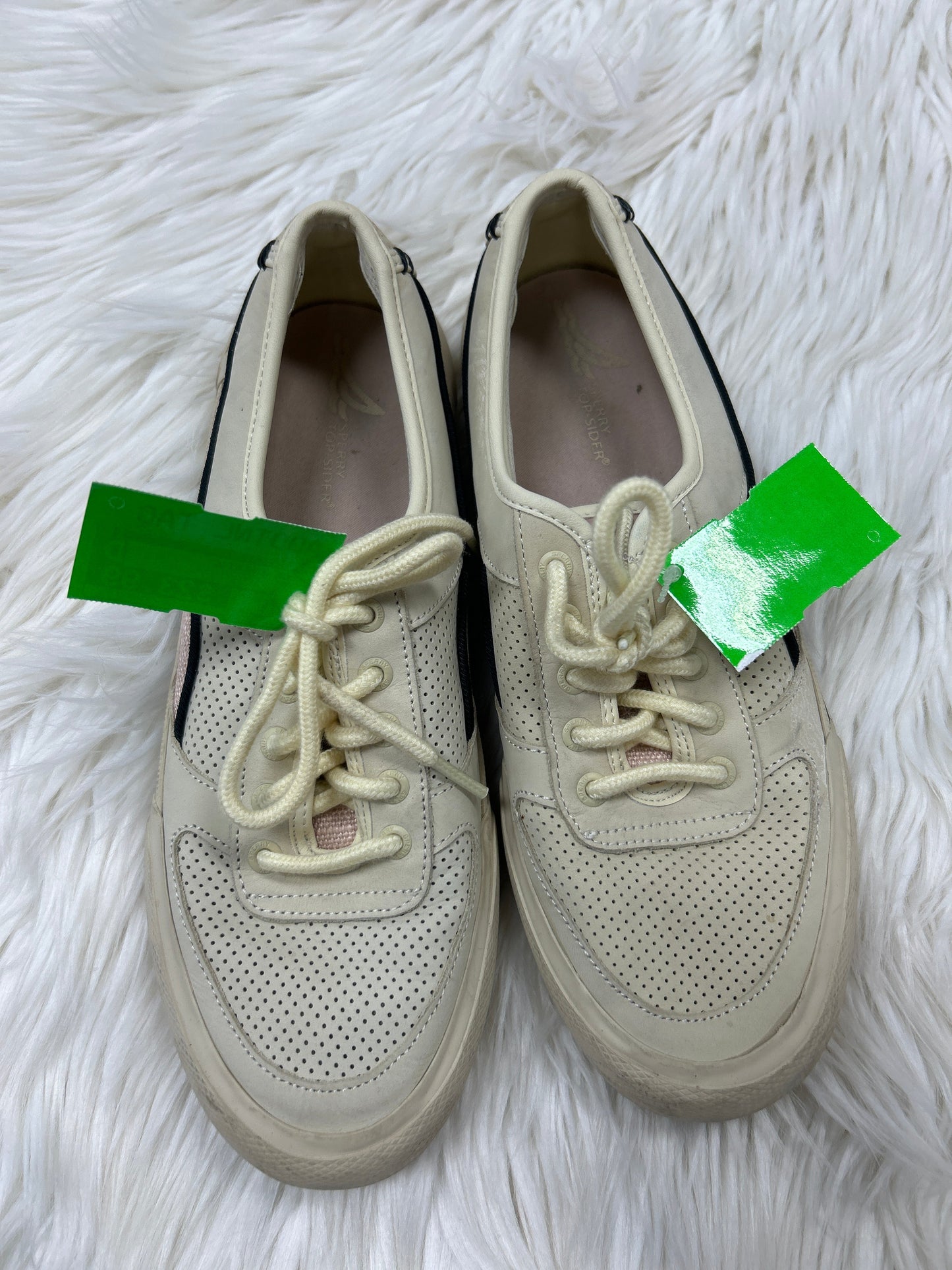 Shoes Athletic By Sperry In Cream, Size:9