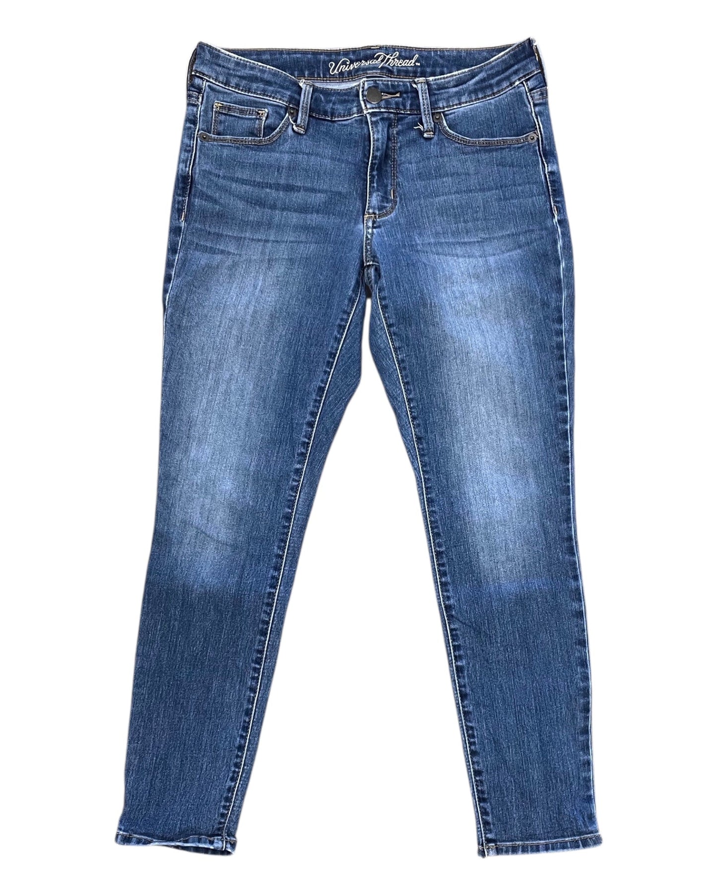 Jeans Skinny By Universal Thread In Blue Denim, Size:2
