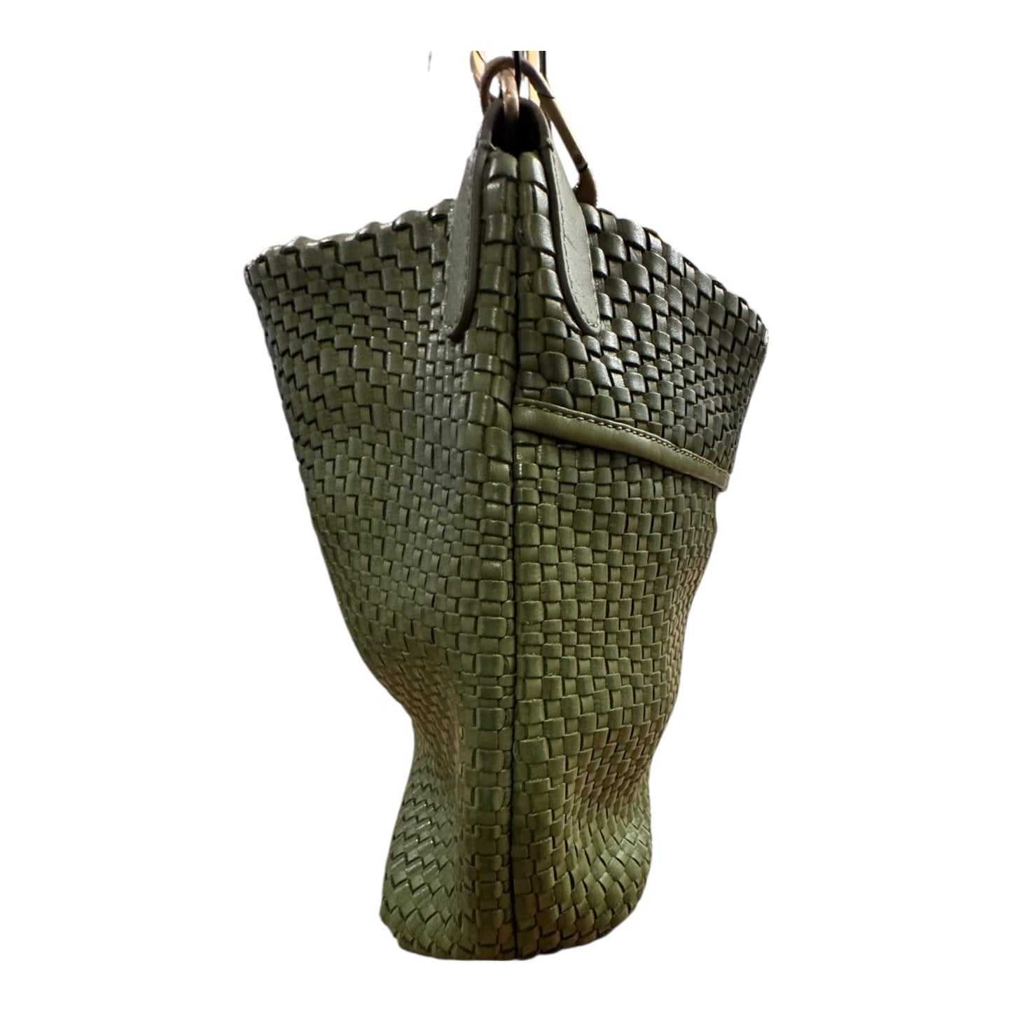 Handbag Leather By Hobo Intl In Green, Size:Large