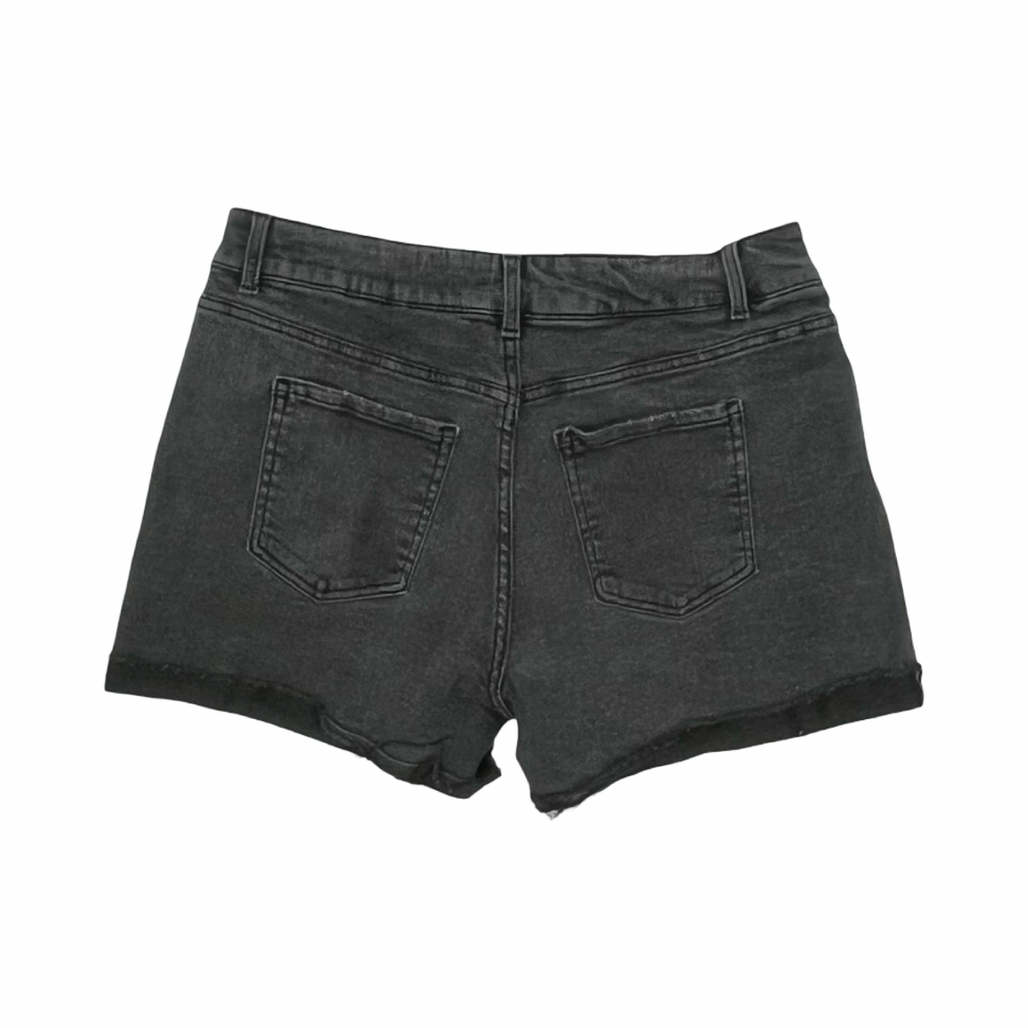 Shorts By Time And Tru In Black Denim, Size:16