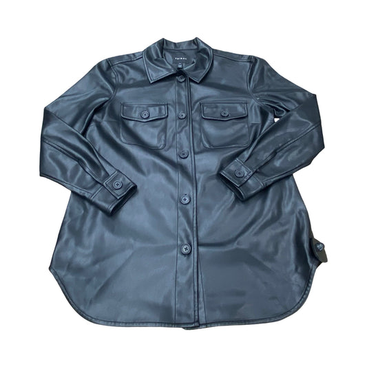 Jacket Leather By Tribal In Black, Size:Sp