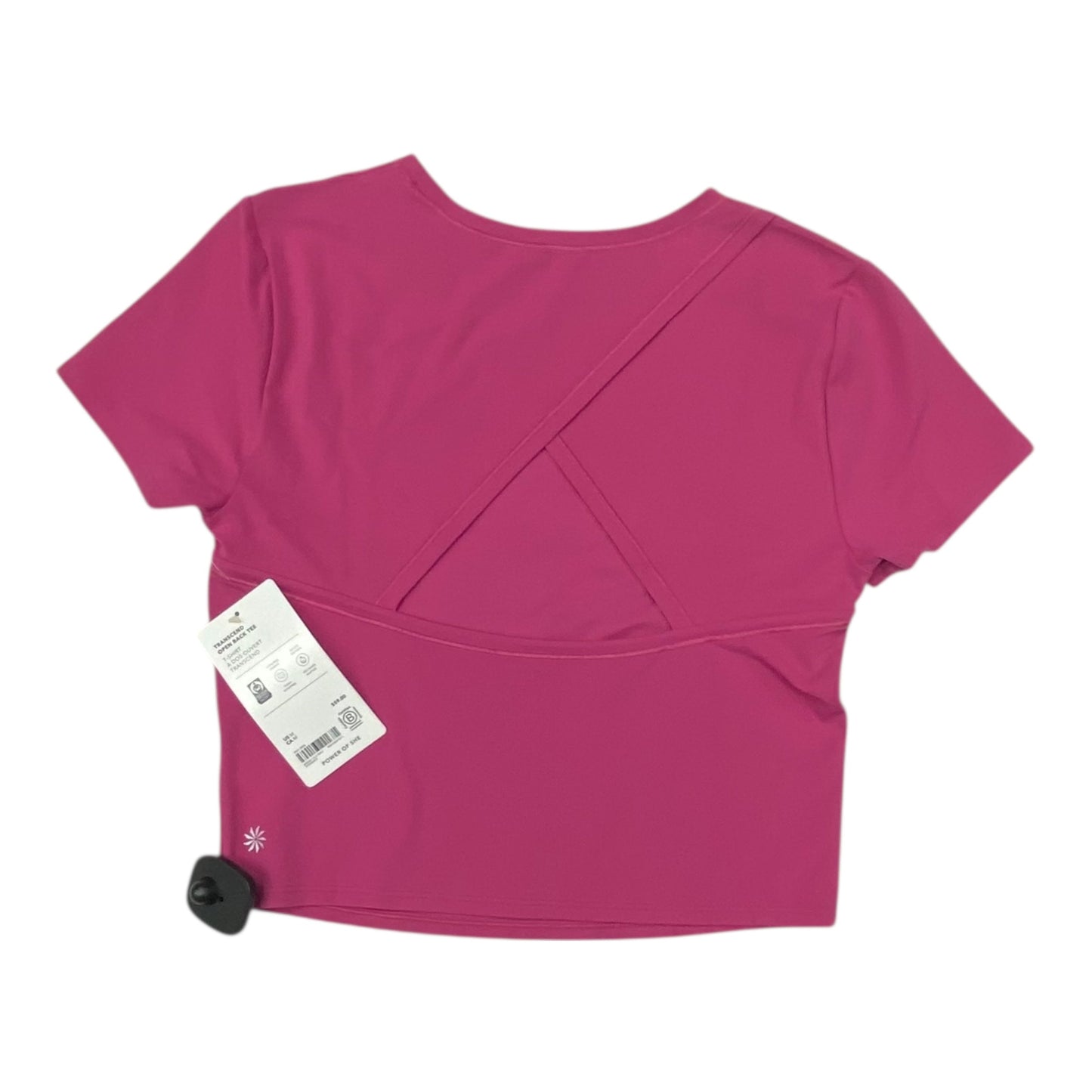 Athletic Top Ss By Athleta In Pink, Size:M