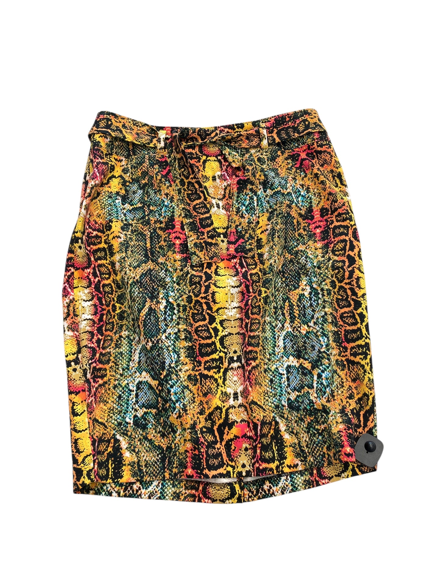Skirt Mini & Short By New York And Co In Snakeskin Print, Size:1X