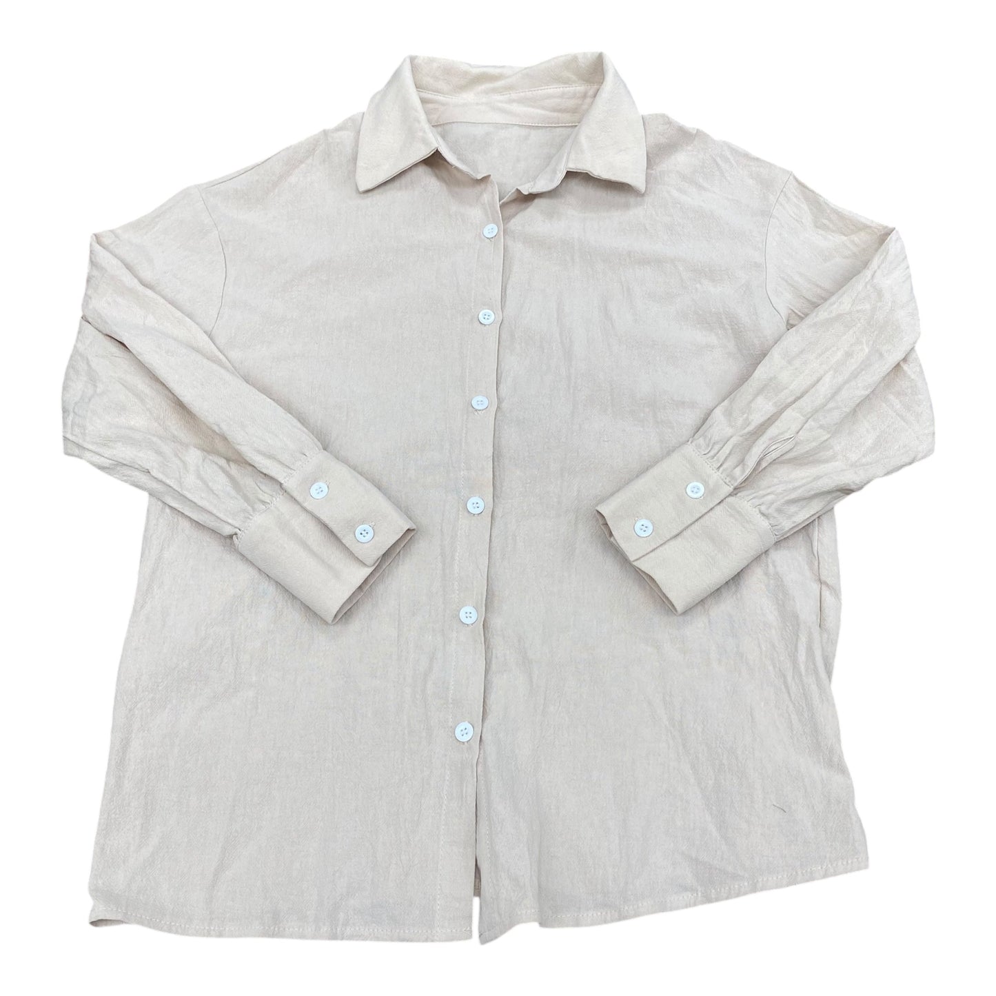 Top Ls By Shein In Beige, Size:S