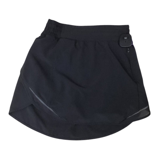 Athletic Skort By Lululemon In Black, Size:4