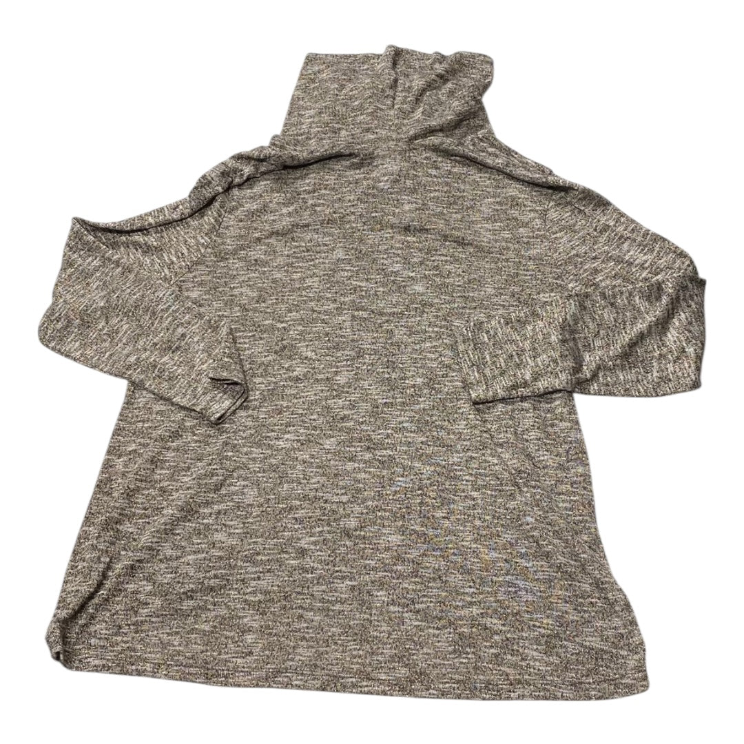 Sweater By Chicos In Gold & Grey, Size:Xl