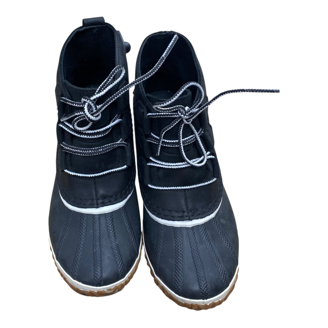 Boots Designer By Sorel In Black, Size:9