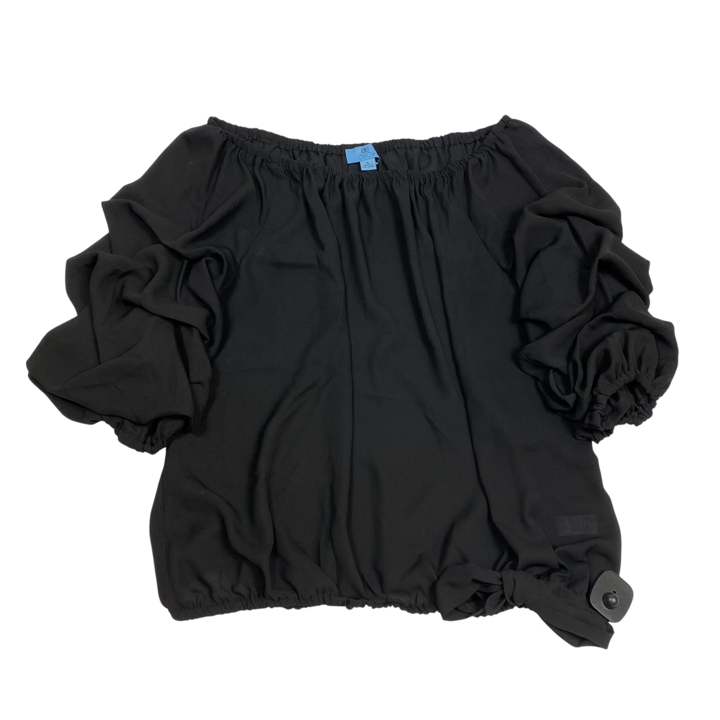 Top 3/4 Sleeve By Cece In Black, Size:Xl