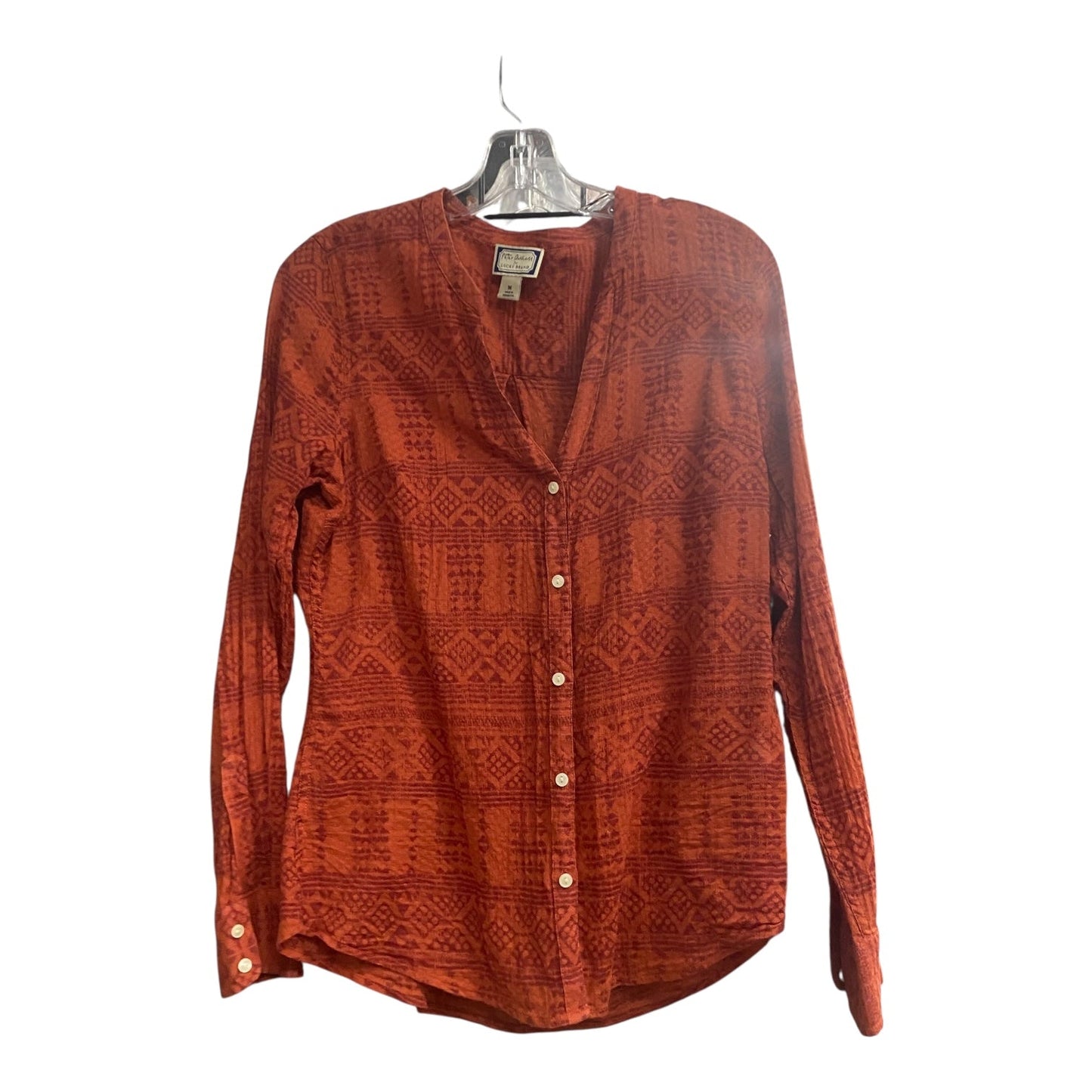 Top Ls By Lucky Brand In Orange, Size:M