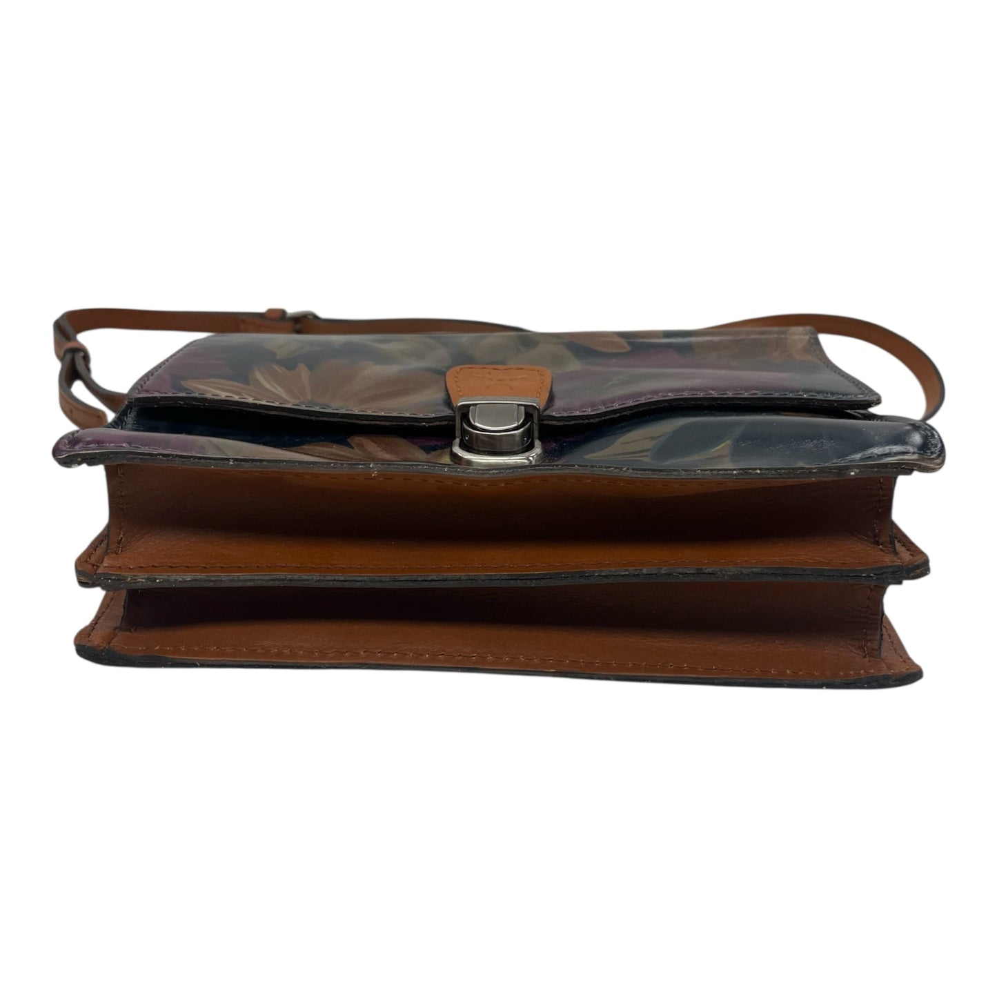Crossbody Designer By Patricia Nash In Floral Print, Size:Medium