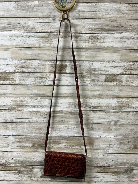 Crossbody Designer By Brahmin In Brown, Size:Small