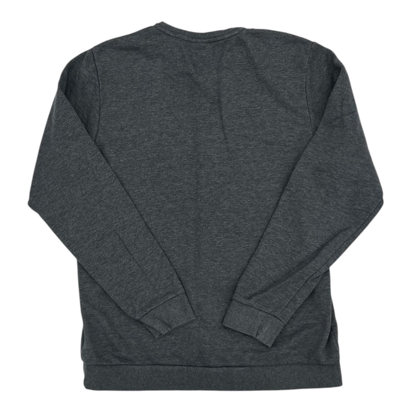 Athletic Sweatshirt Crewneck By Adidas In Grey, Size:L