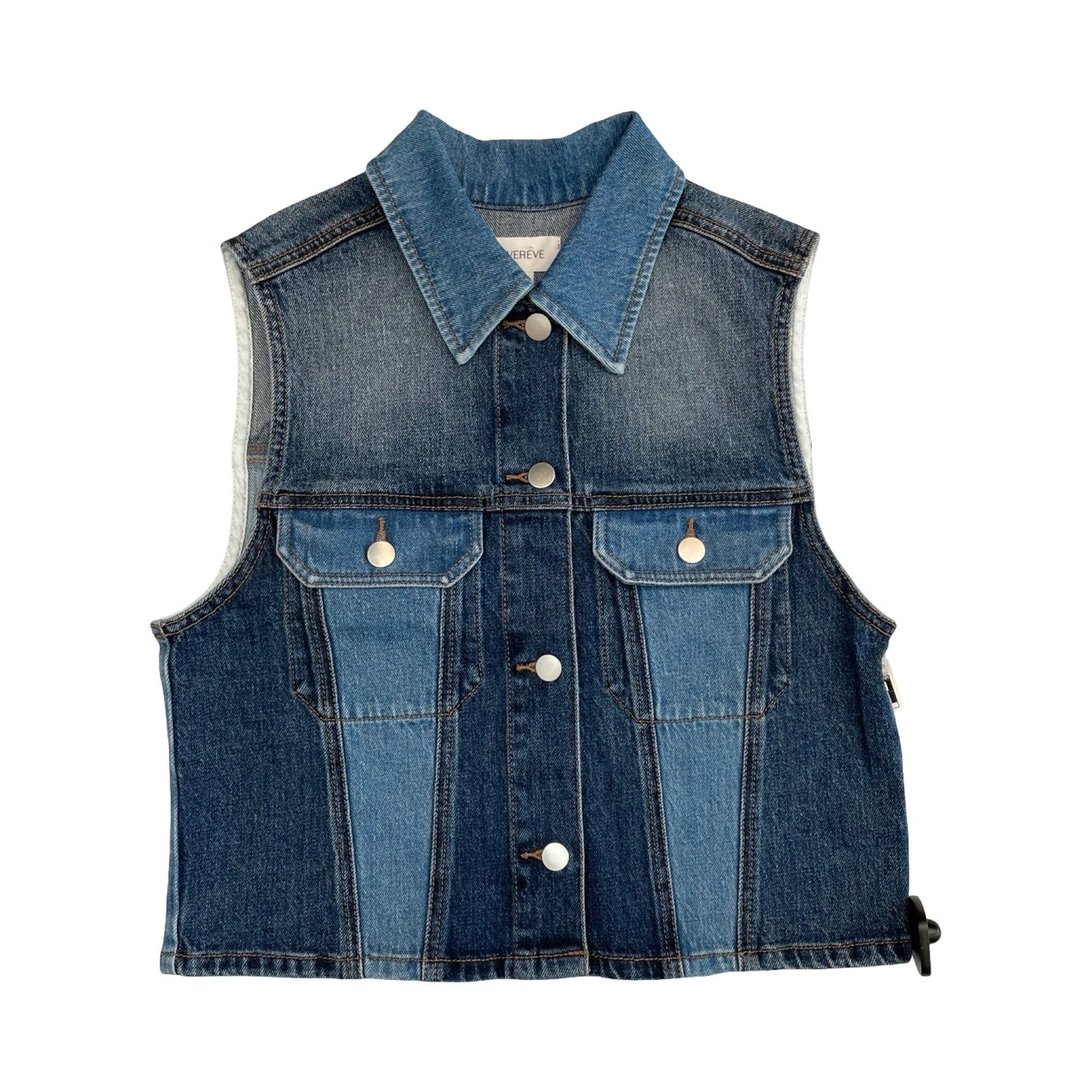 Top Sleeveless By Evereve In Blue Denim, Size:S