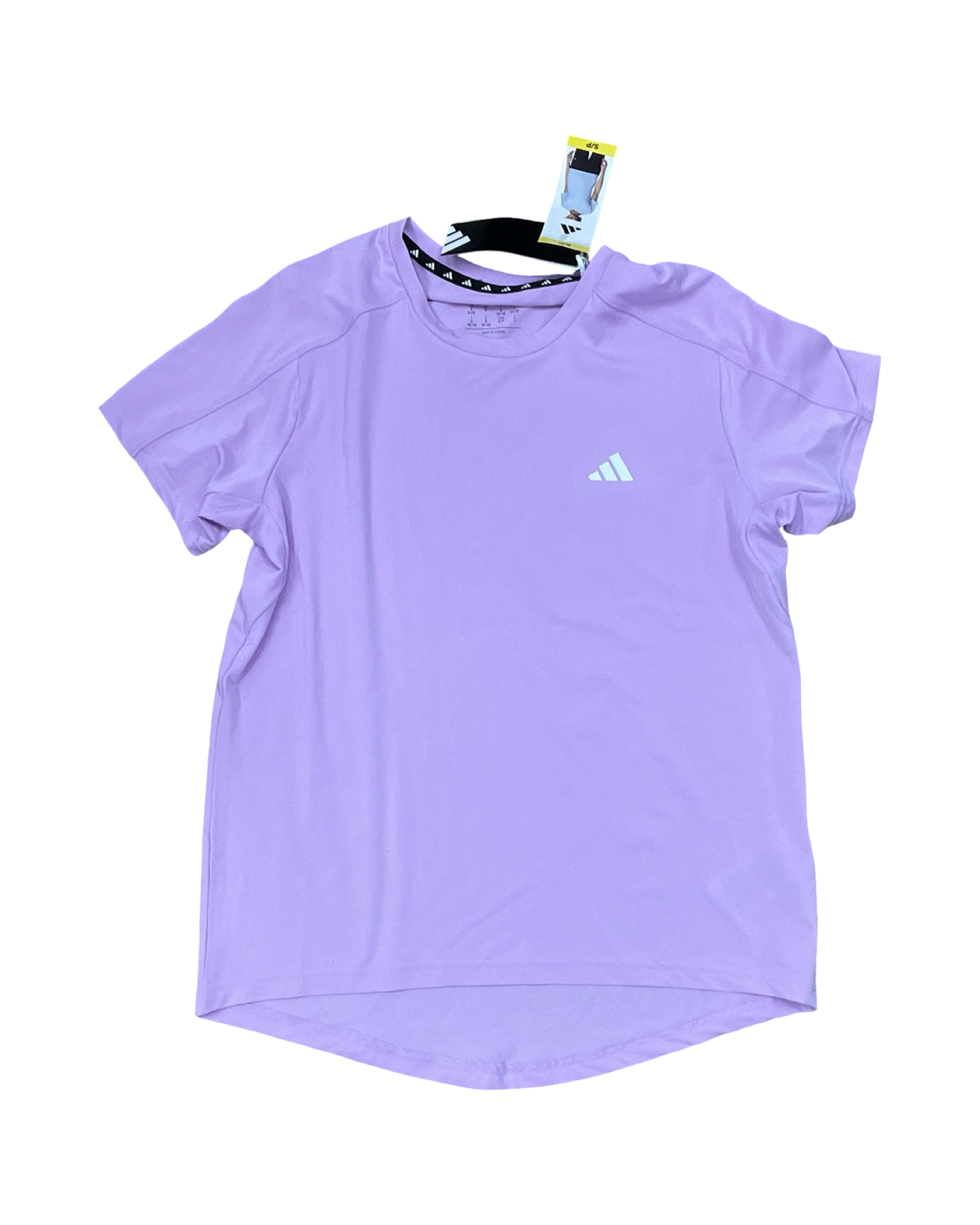 Athletic Top Ss By Adidas In Purple, Size:S