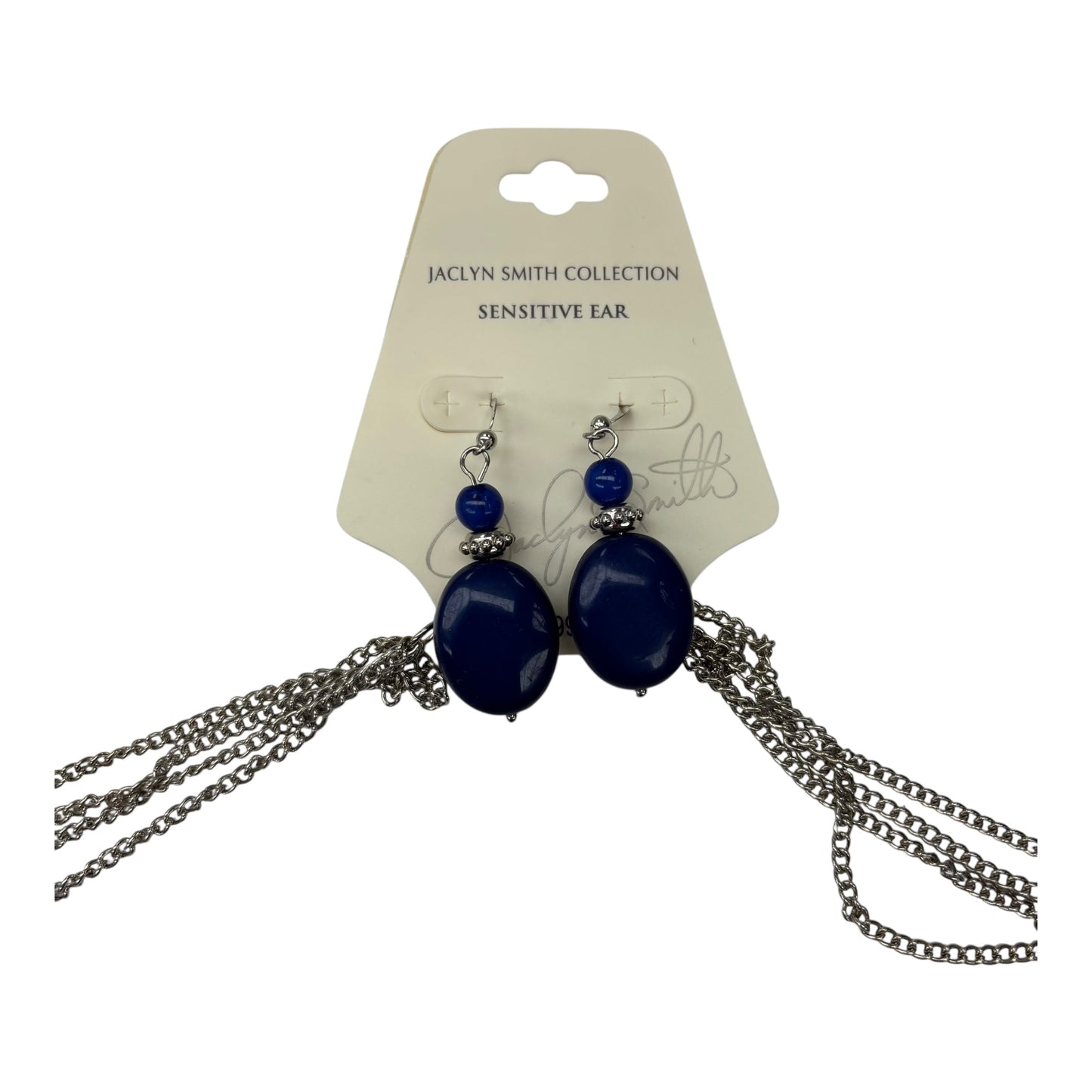 NECKLACE SET by JACLYN SMITH in BLUE, Size:02 PIECE SET
